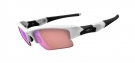 FLAK JACKET XLJ Sonnenbrille polished white/g30 black polarized