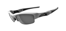 FLAK JACKET Sonnenbrille polished white/black iridium