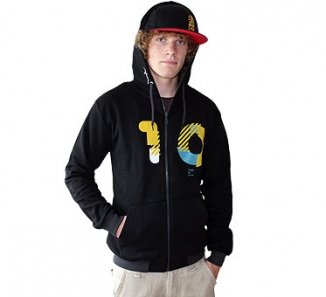 SYKUM 10 YEARS Zip Hoodie black  2010 - 10 YEARS Zip Hoodie black  2010