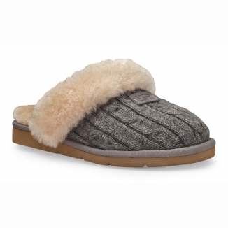 COZY KNIT Hausschuh 2014 heathered grey