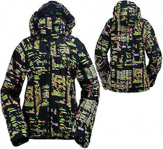 BURTON AK 2L SUMMIT Jacket 2009 night bright print - AK 2L SUMMIT Jacket 2009 night bright print