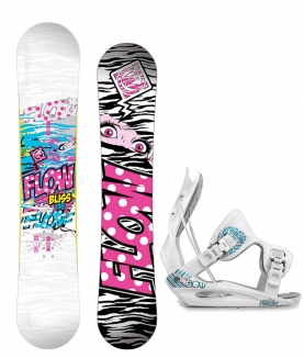 FLOW BLISS 135 2012 inkl. FLITE 2 W white - M