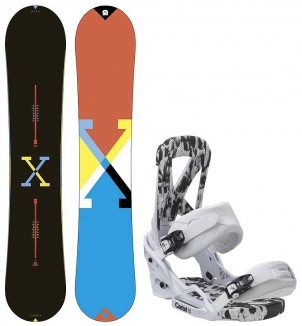 BURTON CUSTOM X WIDE 2nd 159W 2012 inkl. CARTEL EST white - CUSTOM X WIDE 2nd 159W 2012 inkl. CARTEL EST white