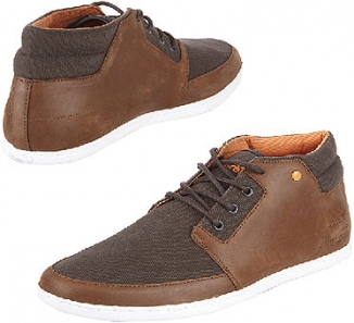 BOXFRESH EAVIS COMBO Schuh 2012 dark brown/orange/white sole - 44