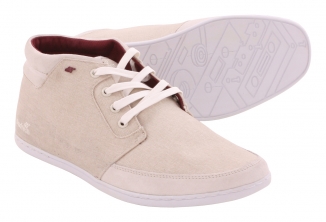 BOXFRESH EAVIS CANVAS WAXED Schuh 2012 off white/dark red/white sole - 44