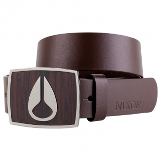 NIXON ENAMEL ICON Belt 2012 dark wood - S