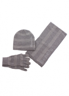 FEDERAL Beanie Scarf Glove-Set 2012 gargoyle marl