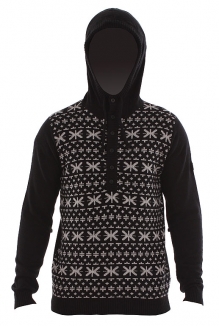 GET IN Knit Hoodie 2012 black