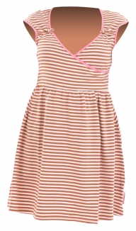 BLUTSGESCHWISTER HERZ AM BANDEL Kleid 2012 fine stripes - L