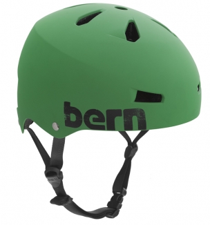 MACON H2O Helmet 2012 matte kelly green/distressed logo