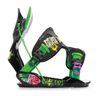 FLOW QUATTRO SE Bindung 2012 black/green - M