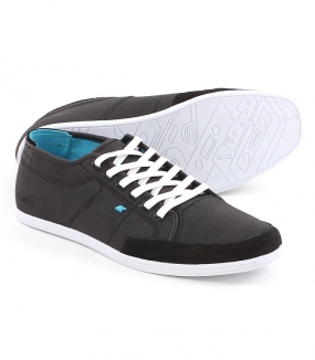 BOXFRESH SPARKO CANVAS Schuh 2012 black/cyan wax/white sole - 44
