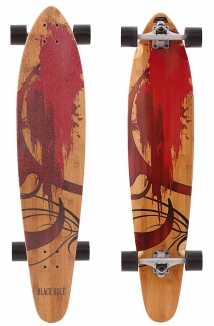 BLACK HOLE WAVE BAMBOO Longboard 2012 red