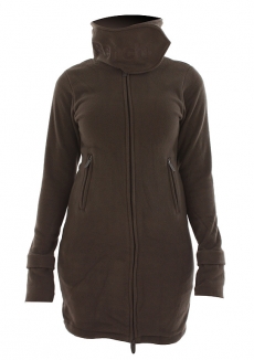BENCH ZIP THROUGH FUNNEL NECK Fleece 2012 black ink - S
