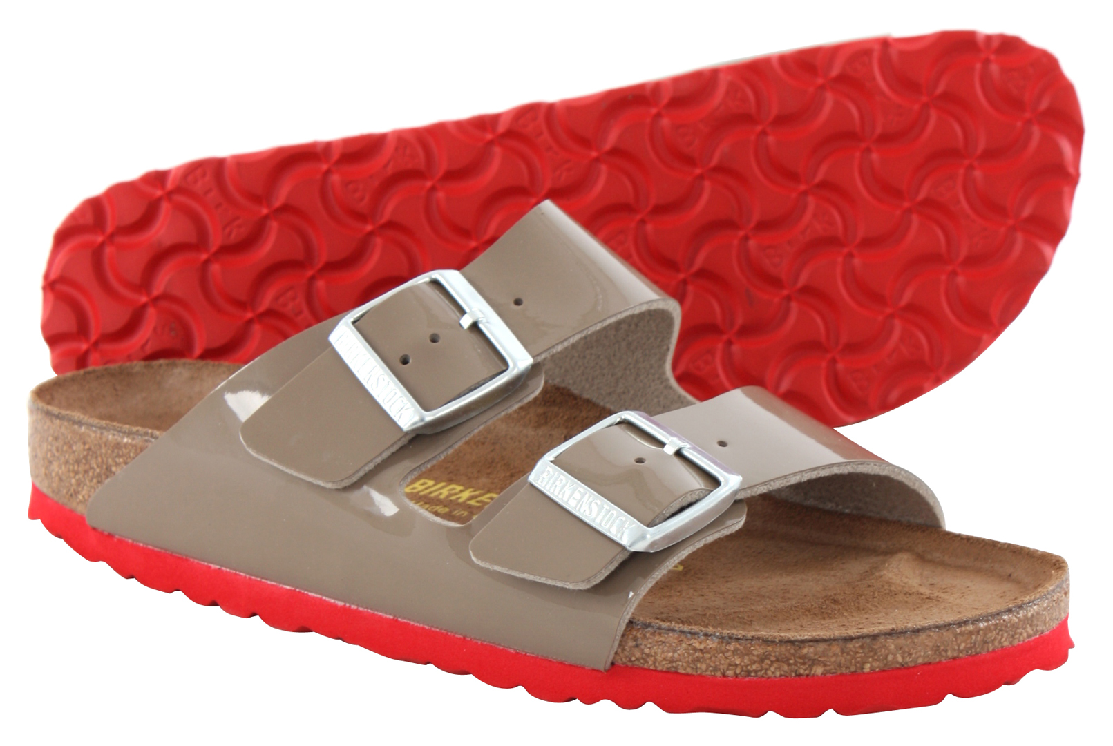 BIRKENSTOCK ARIZONA Sandal 2015 fossil polishred sole