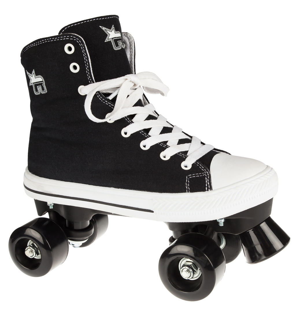 ROOKIE CANVAS HIGH Rollschuh Discoroller Fitness Rollschuhe Skates 2015