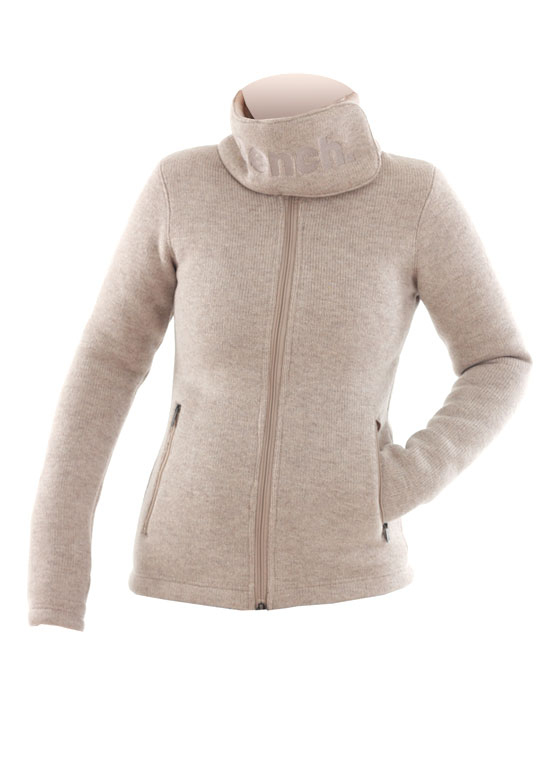 LARRY Zip Knit Fleece 2011 fawn marl 