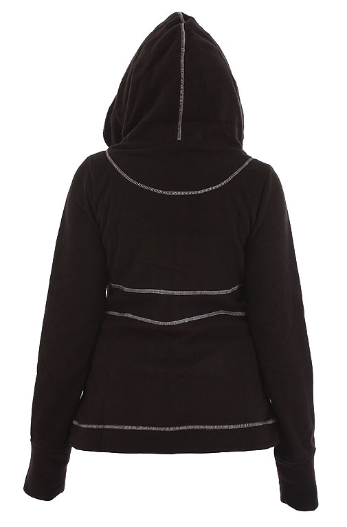 GERTIS TRODDELZIP Hoody 2012 black moustache fleece 