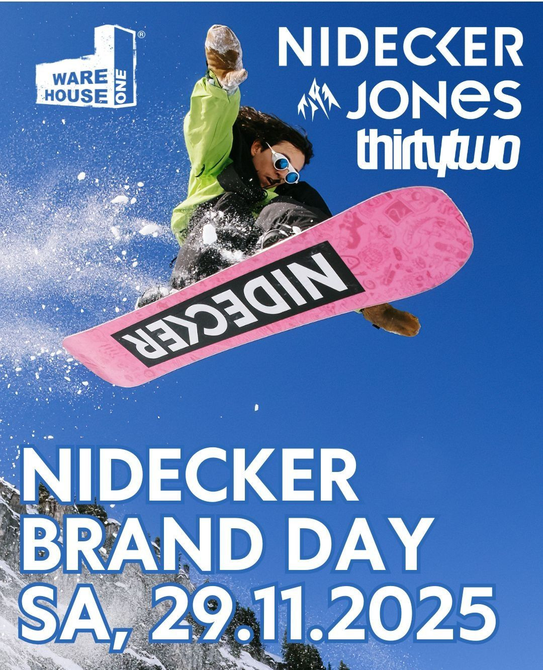 Ready for Winter?❄️ Am Samstag steigt unser Nidecker Brand Day in unserem Showroom in Düsseldorf - mit den neuesten Highlights von Nidecker, Jones & ThirtyTwo. Testen, anfassen, verlieben: Finde dein perfektes Snowboard-Setup für eine epische Saison!🔥🏂⁠
⁠
📍 Wo: Showroom in Düsseldorf⁠
📅 Wann: Samstag, 29.11.2025⁠
⏰ Uhrzeit: Ab 10Uhr⁠