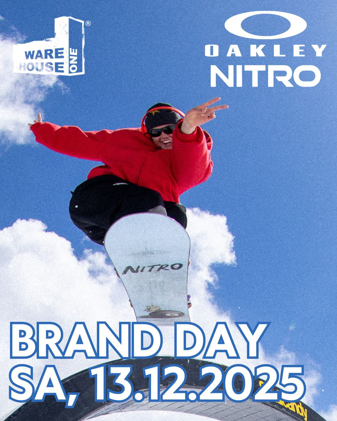 Brand Day incoming!🔥 ⁠
Unser Brand Day mit @nitro_snowboards⁠
 & @oakley steht vor der Tür – mit Weißwurstfrühstück, Tech Insights, Beratung und coolen Goodies!⁠
⁠Kommt vorbei - wir freuen uns auf euch!⁠
⁠
📍 Wo: Showroom in Düsseldorf⁠
📅 Wann: Samstag, 13.12.2025⁠
⏰ Uhrzeit: Ab 10Uhr⁠
⁠