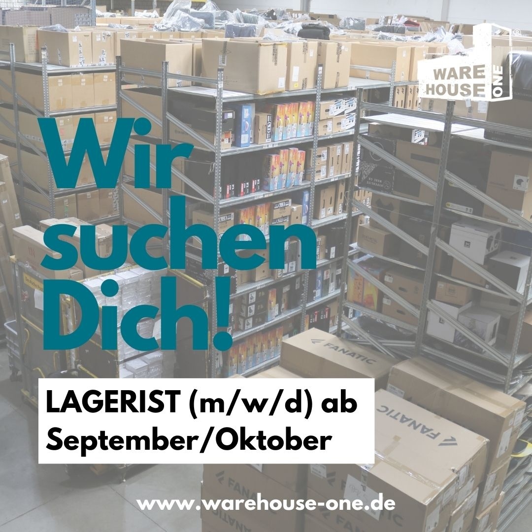 🔥Wir suchen DICH!🔥⁠
Wir suchen AB SOFORT einen Fachlageristen (m/w/d) zur Verstärkung unseres Versand-Teams in Düsseldorf. Auch ein Quereinstieg aus anderen Berufen ist möglich. Alle Infos dazu findest Du dazu bei uns unter:

https://www.warehouse-one.de/jobs/
⁠
Wir freuen uns auf Dich!