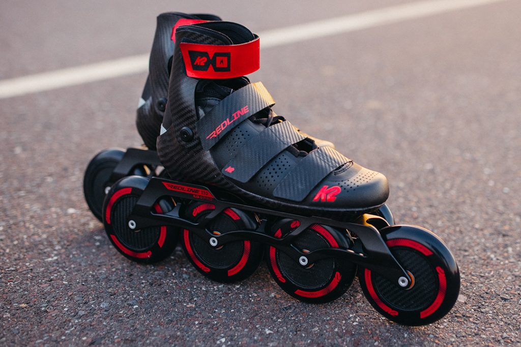 K2 Redline Skates auf der Straße