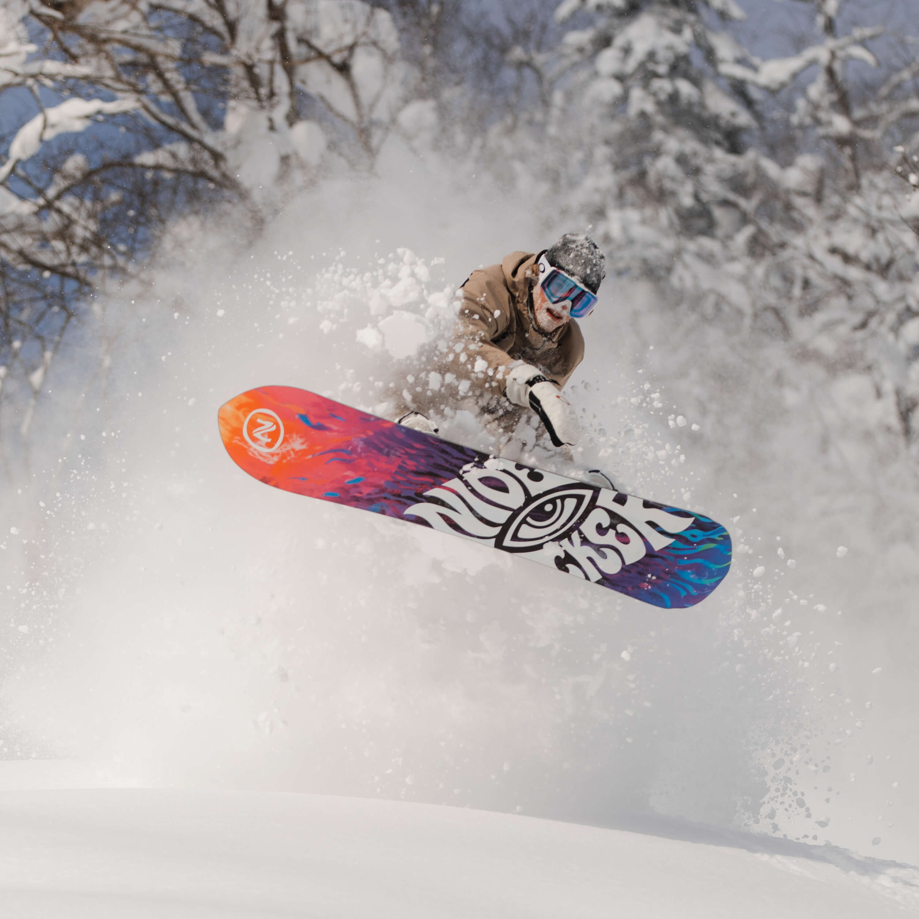 Snowboarder / Powder / Grab