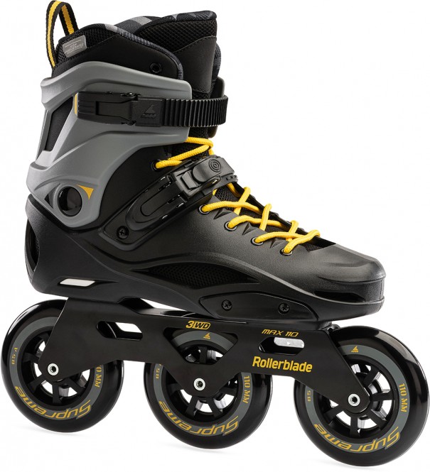 ROLLERBLADE RB 110 3WD Inline Skate 2023 black/saffron yellow - 45,5 kaufen