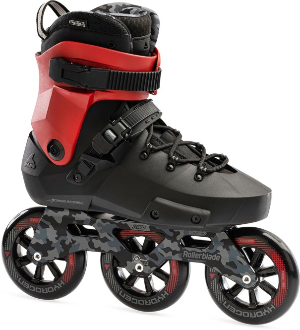 ROLLERBLADE TWISTER 110 3WD Inline Skate 2023 black/red - 45,5-46 kaufen