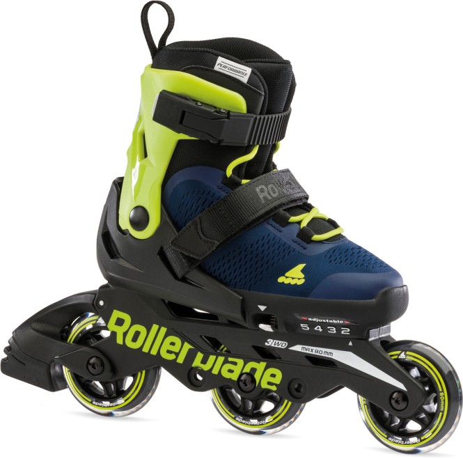 ROLLERBLADE MICROBLADE 3WD Inline Skate 2024 blue royal/lime - 28-32 kaufen