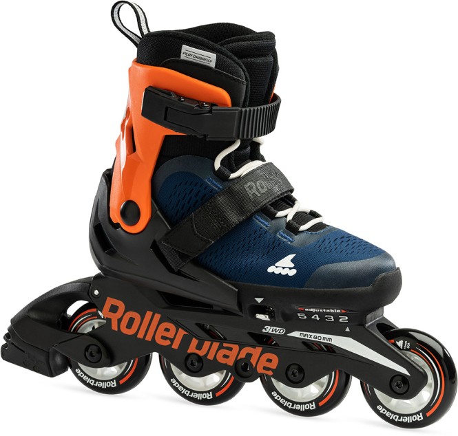 ROLLERBLADE MICROBLADE Inline Skate 2023 midnight blue/warm orange - 36,5-40,5 kaufen