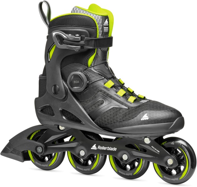 ROLLERBLADE MACROBLADE 84 BOA Inline Skate 2025 black/lime - 43-44 kaufen