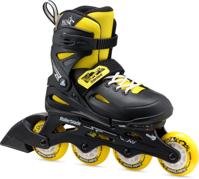 ROLLERBLADE FURY Inline Skate 2024 black/yellow - 29-33 kaufen