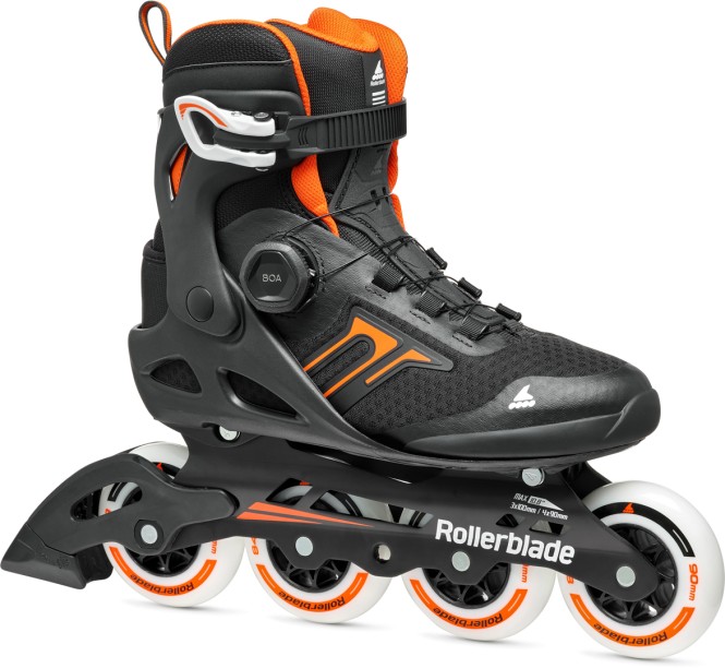 ROLLERBLADE MACROBLADE 90 BOA Inline Skate 2025 black/orange - 43-44 kaufen