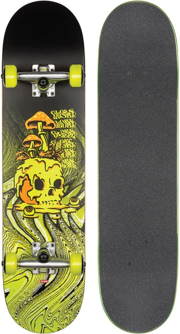 GLOBE G1 NATURE WALK Skateboard black/toxic yellow - 8.125 kaufen