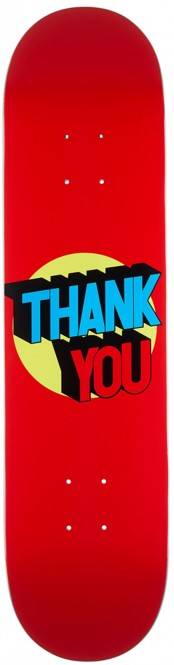THANK YOU SPOT ON Deck red - 8.125 kaufen