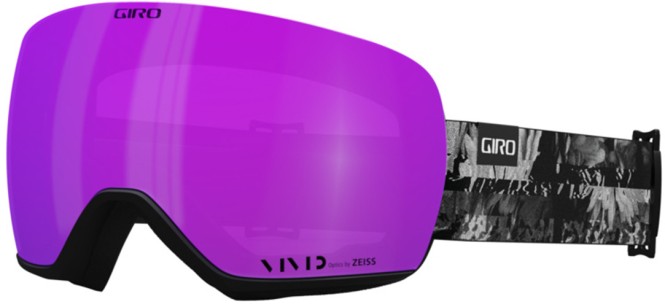 giro lusi schneebrille 2023 black/white data mosh/vivid pink/vivid infrared