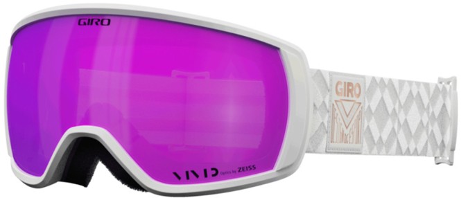 giro facet schneebrille 2023 white limetless/vivid pink