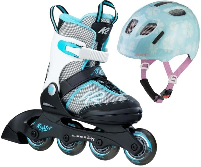 K2 MARLEE Kinder Inline Skate inkl. ALPINA XIMO 2 aqua rose flower gloss - 35-40 | 47-51 kaufen