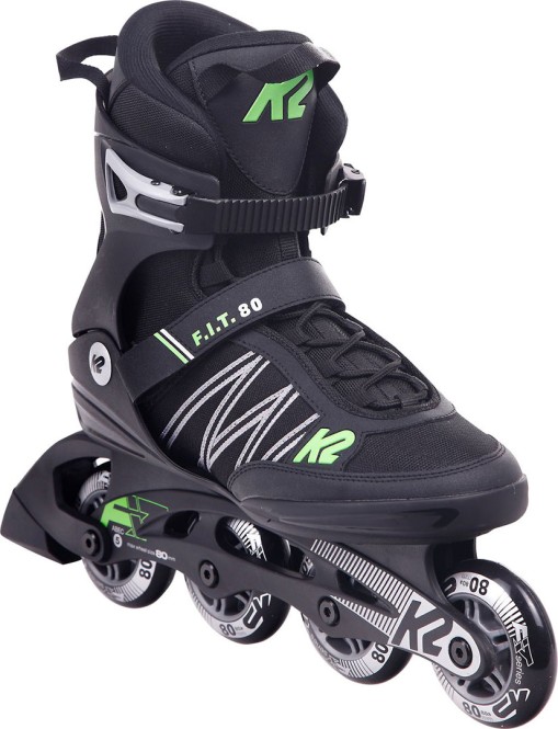 K2 F.I.T. 80 Inline Skate black/green - 40,5 kaufen