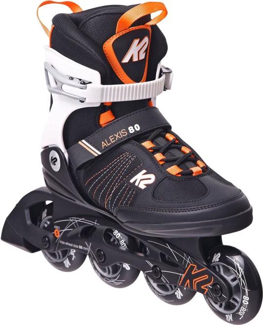 K2 ALEXIS 80 Inline Skate black/coral - 39,5 kaufen