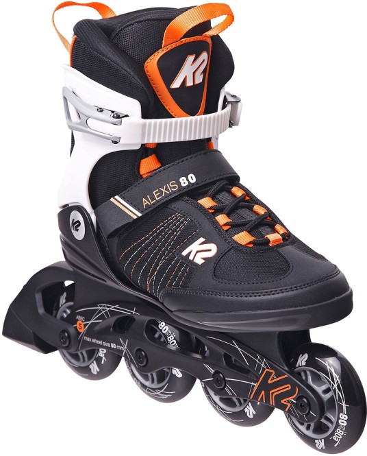 K2 ALEXIS 80 Inline Skate black/coral - 41,5 kaufen