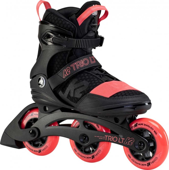 K2 TRIO LT 100 W Inline Skate 2024 black/coral - 41,5 kaufen