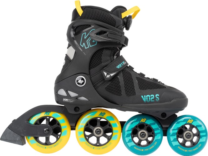 K2 VO2 S 100 X BOA Inline Skate 2024 black/blue/yellow - 41,5 kaufen