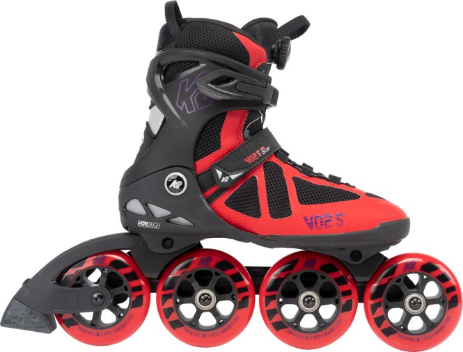 K2 VO2 S 100 Boa – Pattini Inline Da Uomo/X-Training – Ruote 100mm – Chiusura Boa – 2025 Rosso