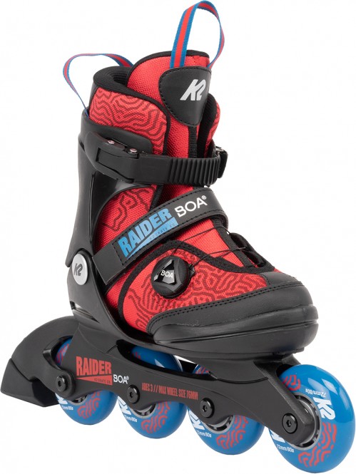 K2 RAIDER BOA Kinder Inline Skate 2024 red blue - 32-37 kaufen