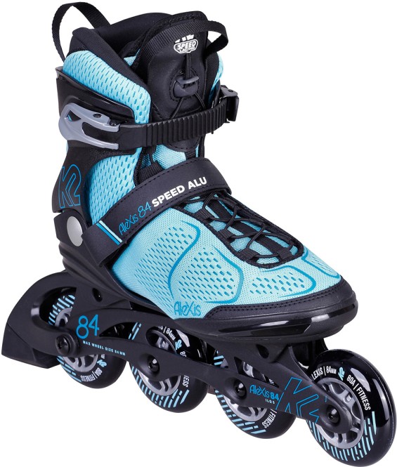K2 ALEXIS 84 SPEED ALU Inline Skate turquise/black - 34 kaufen