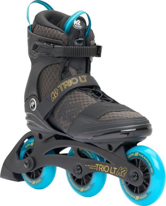 K2 TRIO LT 100 Inline Skate 2023 black/blue - 48 kaufen