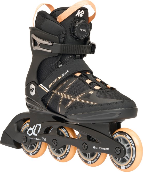 K2 ALEXIS 80 BOA Inline Skate 2023 black/pink - 42,5 kaufen