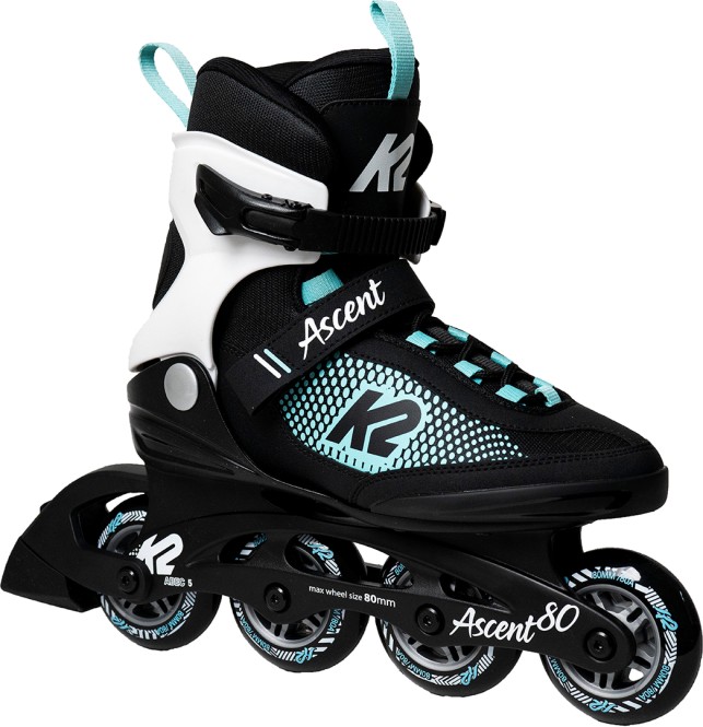 K2 ASCENT 80 W Inline Skate black/white/turquise - 41,5 kaufen